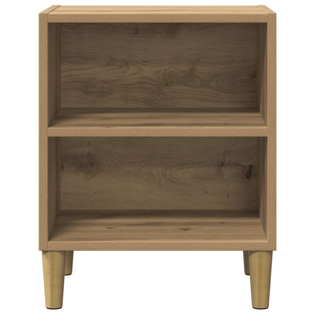 Nattbord 2 stk artisan eik 40x30x50 cm konstruert tre