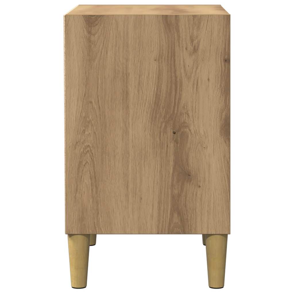 Nattbord 2 stk artisan eik 40x30x50 cm konstruert tre