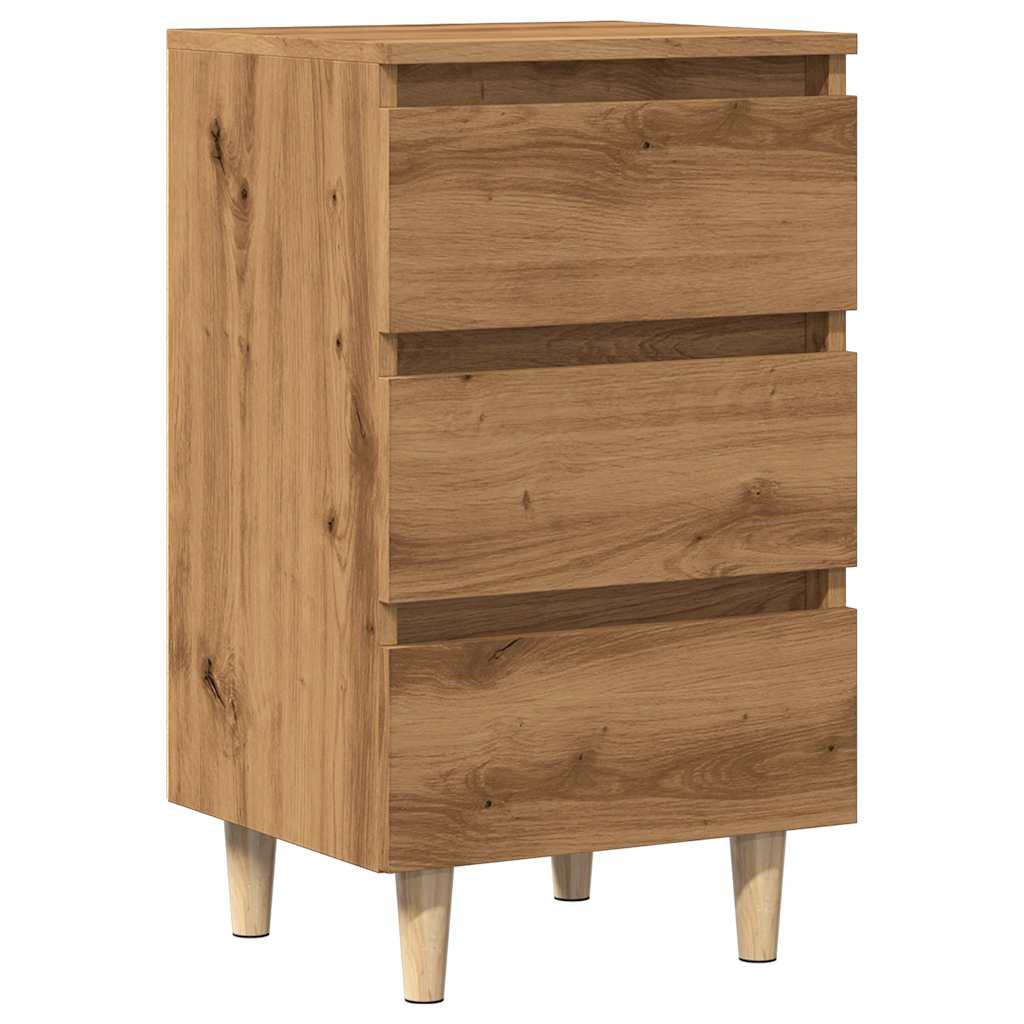 Nattbord artisan eik 40x35x69 cm konstruert tre