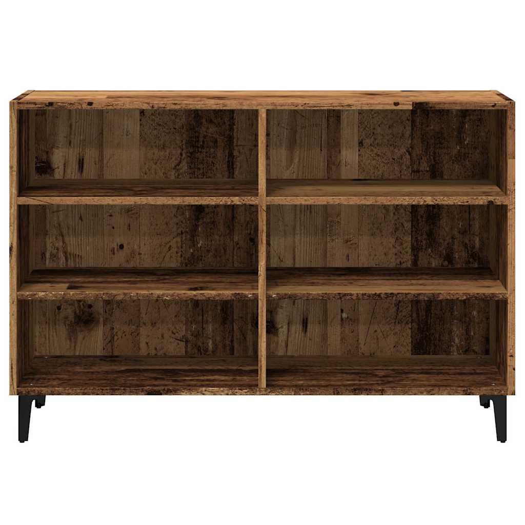 Skjenk gammelt tre 103,5x35x70 cm konstruert tre