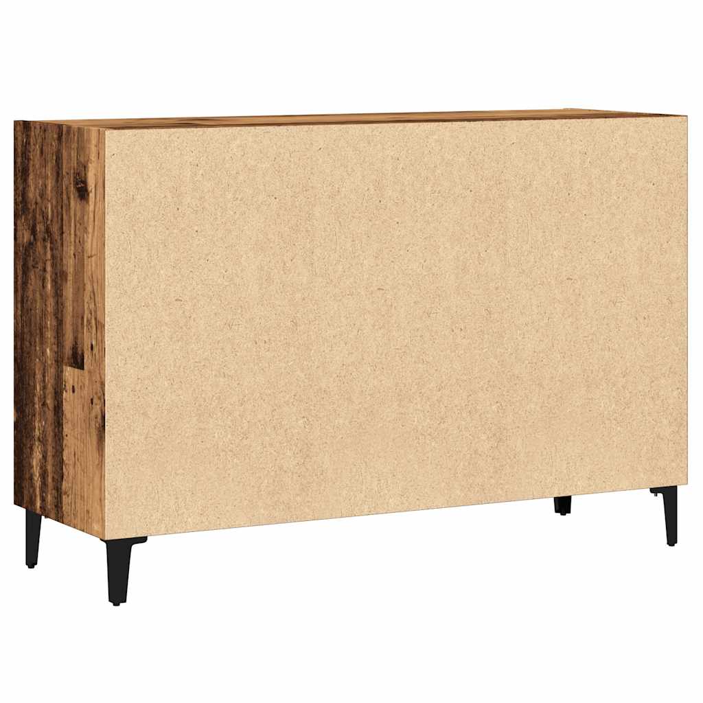 Skjenk gammelt tre 103,5x35x70 cm konstruert tre