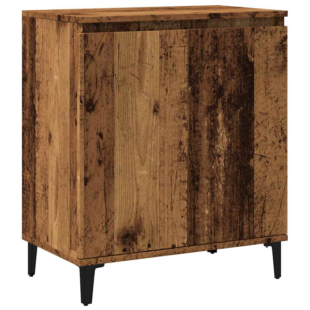 Skjenk gammelt tre 60x35x70 cm konstruert tre