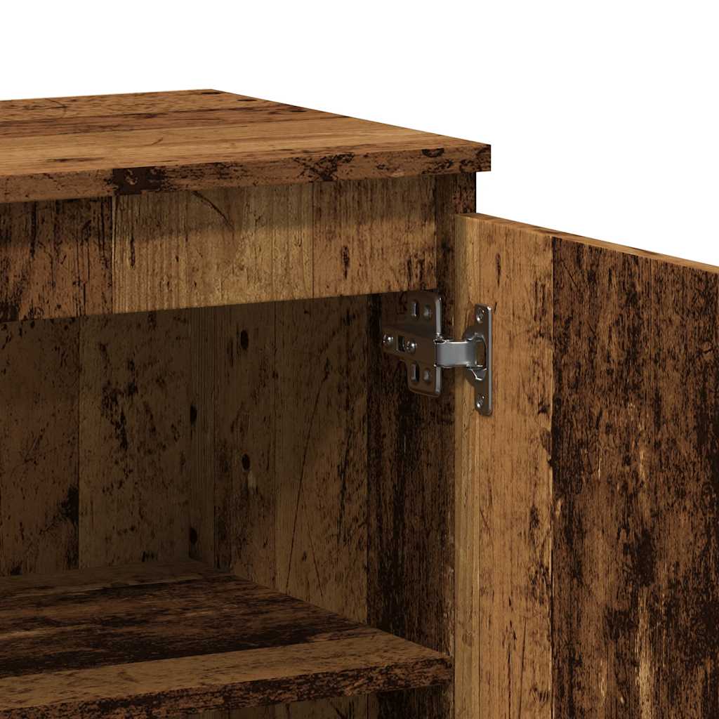 Skjenk gammelt tre 60x35x70 cm konstruert tre