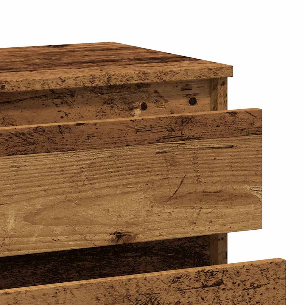 Skjenk gammelt tre 60x35x70 cm konstruert tre