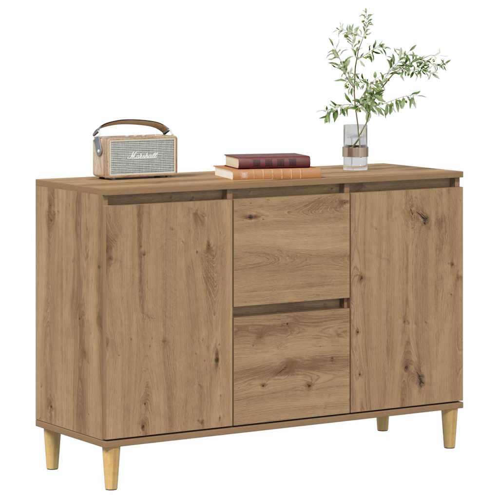 Skjenk artisan eik 102x35x70 cm konstruert tre