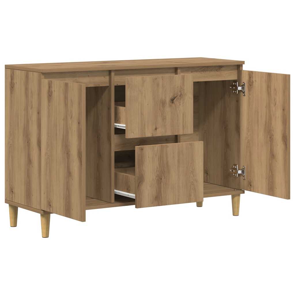 Skjenk artisan eik 102x35x70 cm konstruert tre