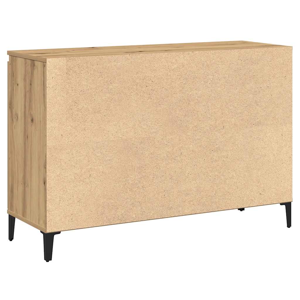 Skjenk artisan eik 102x35x70 cm konstruert tre