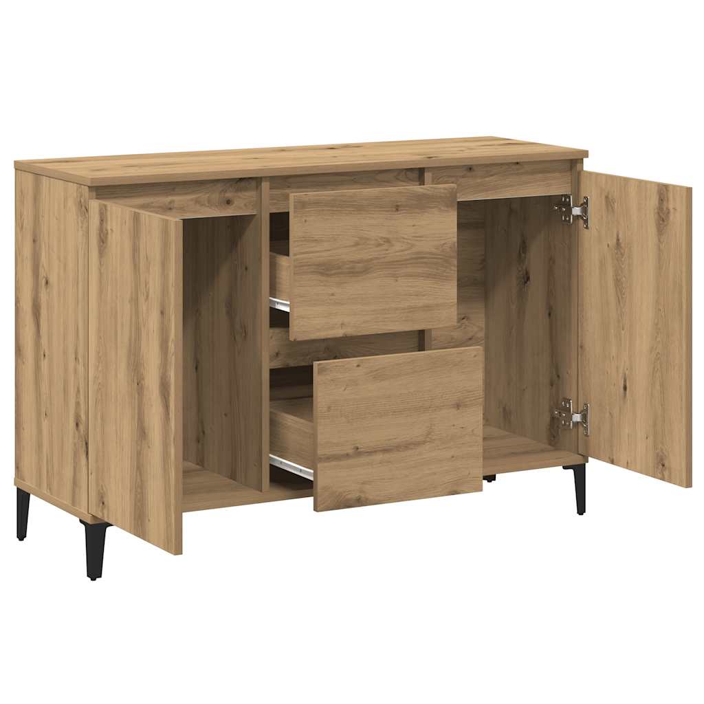 Skjenk artisan eik 102x35x70 cm konstruert tre