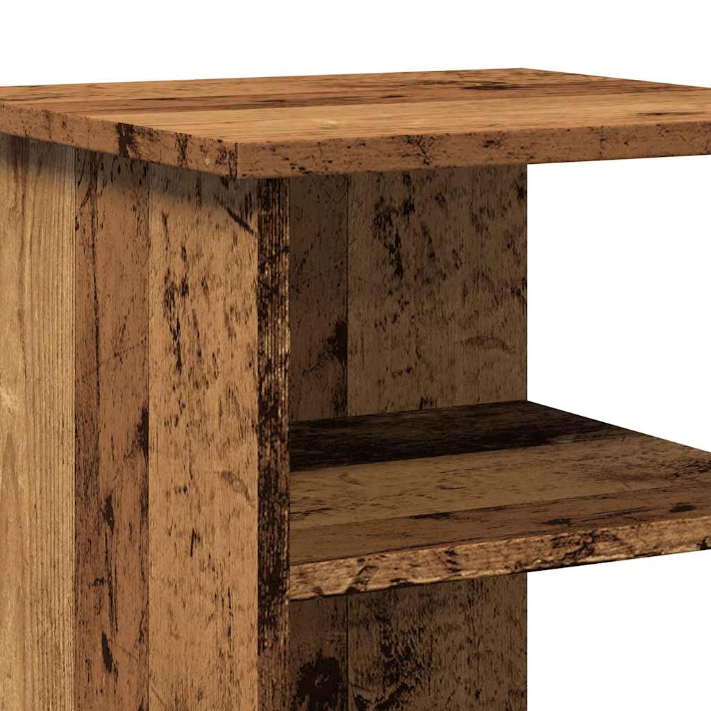 Skjenk gammelt tre 35x35x55 cm konstruert tre