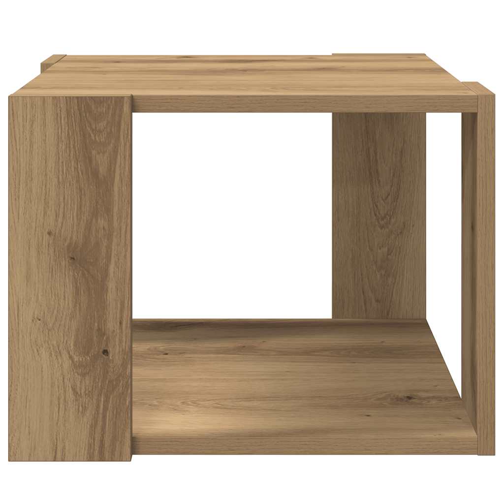 Salongbord artisan eik 40x40x30 cm konstruert tre