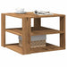 Salongbord artisan eik 58x58x40 cm konstruert tre