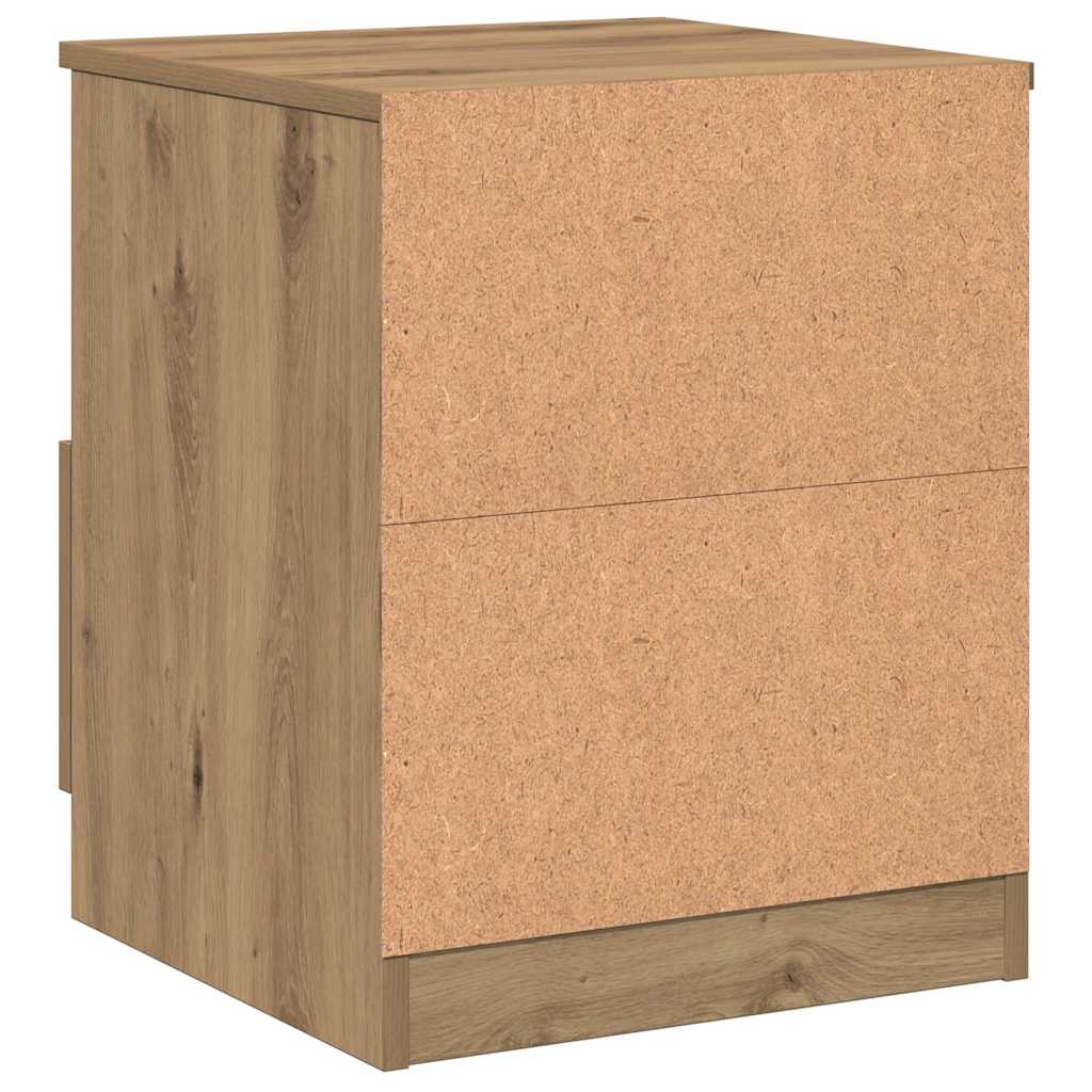 Nattbord artisan eik 40x40x50 cm konstruert tre