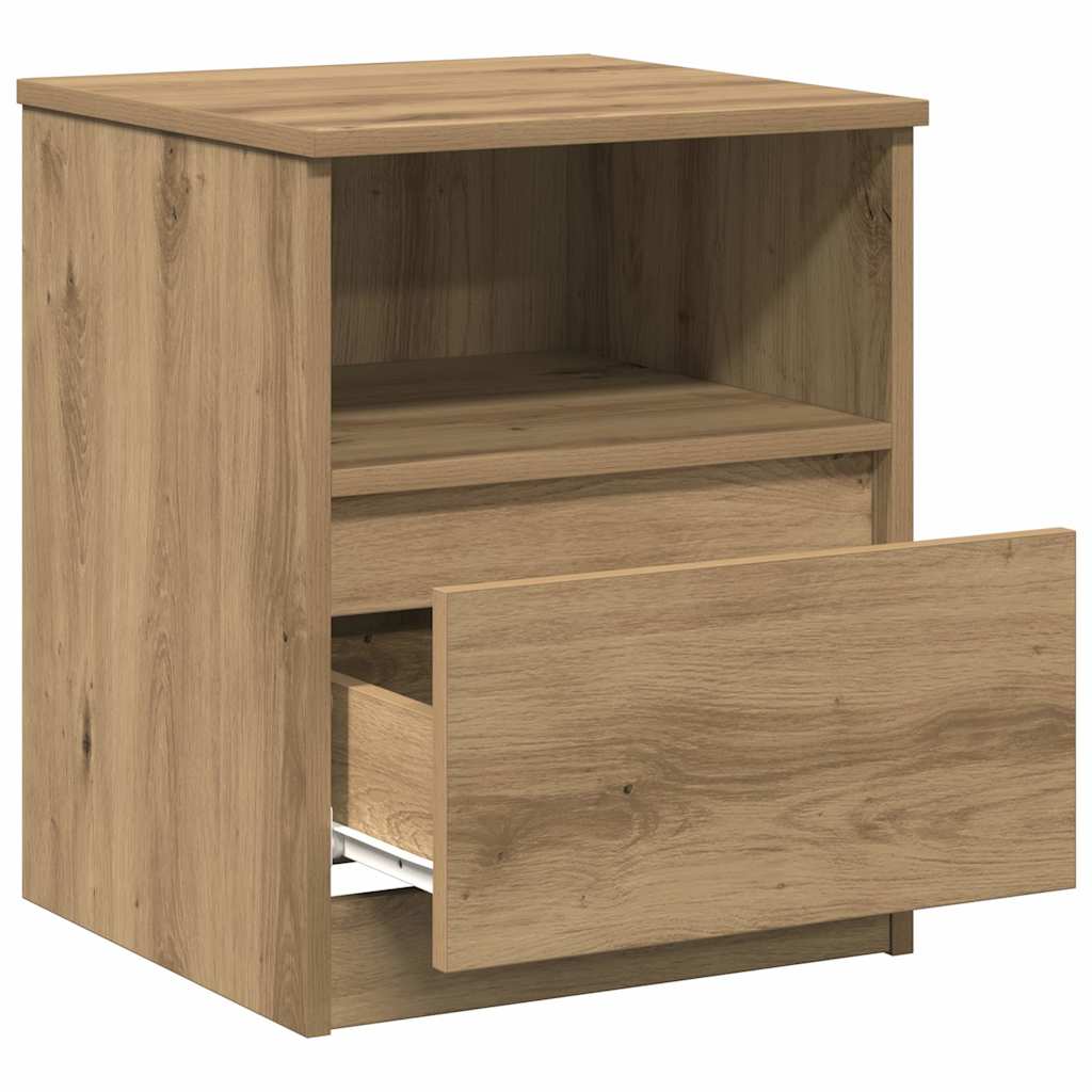 Nattbord artisan eik 40x40x50 cm konstruert tre