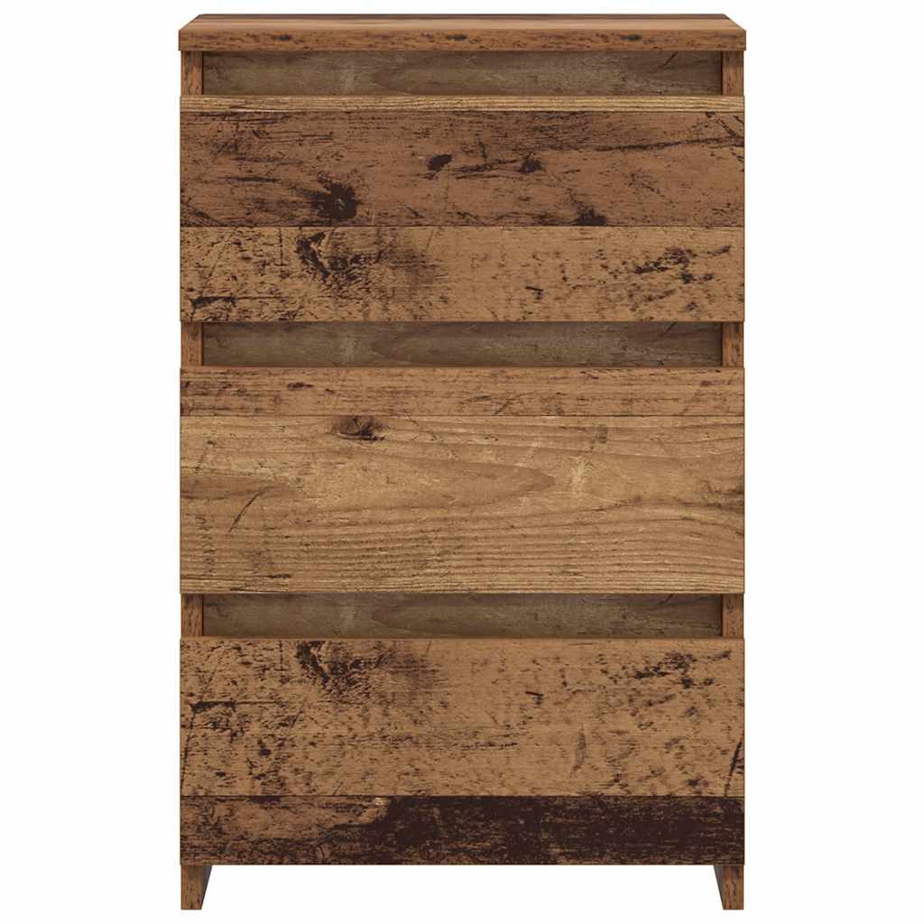 Nattbord 2 stk gammelt tre 40x35x62,5 cm konstruert tre
