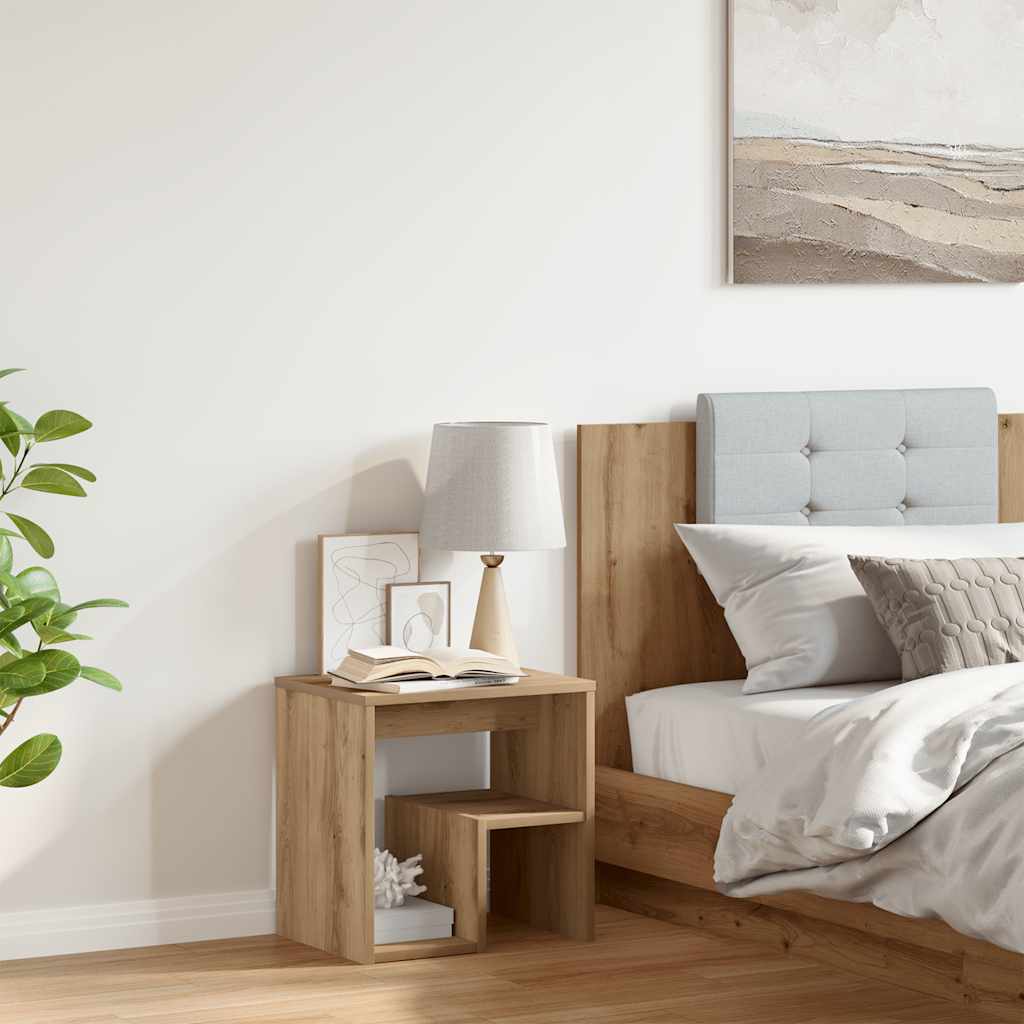 Nattbord artisan eik 40x30x40 cm konstruert tre