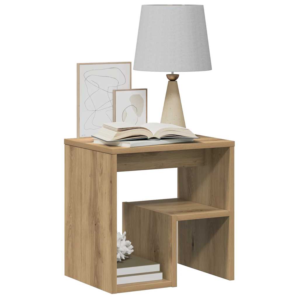 Nattbord 2 stk artisan eik 40x30x40 cm konstruert tre