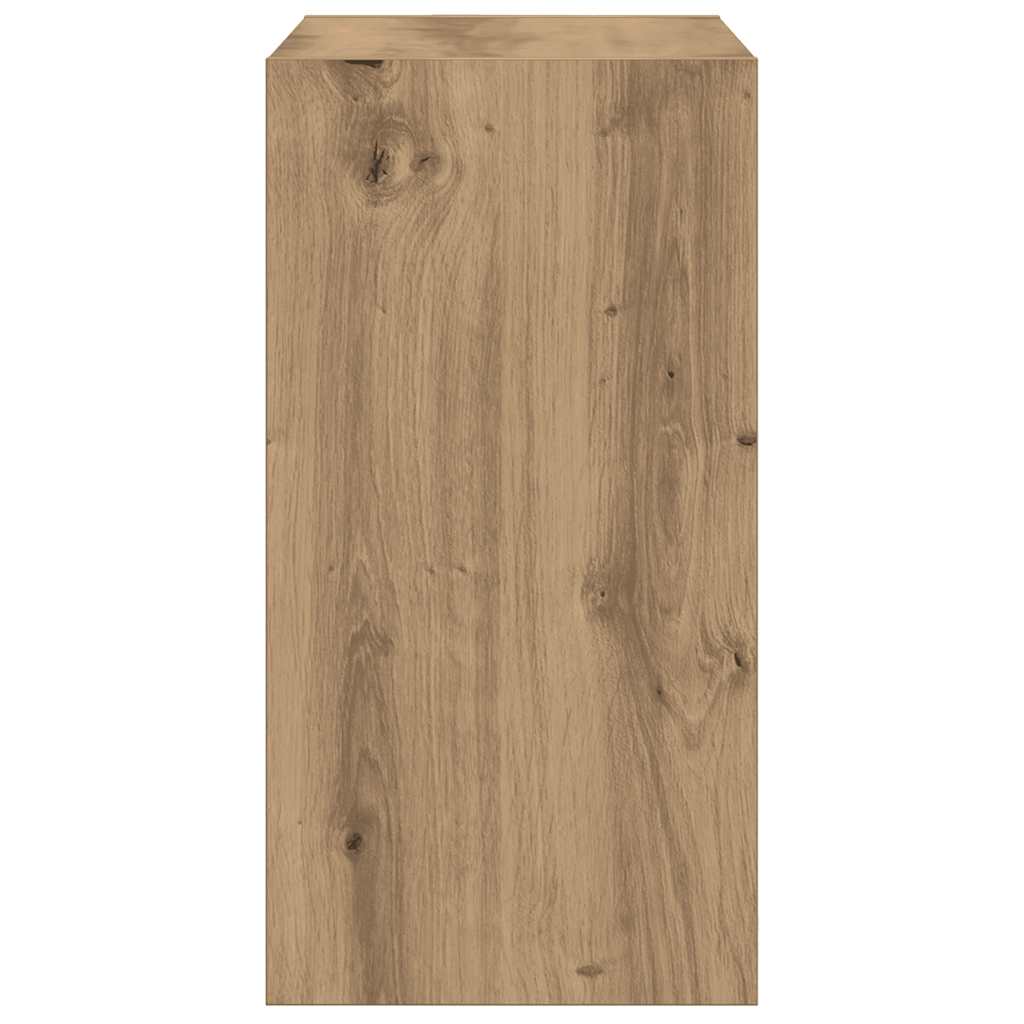 Sidebord artisan eik 50x26x50 cm konstruert tre