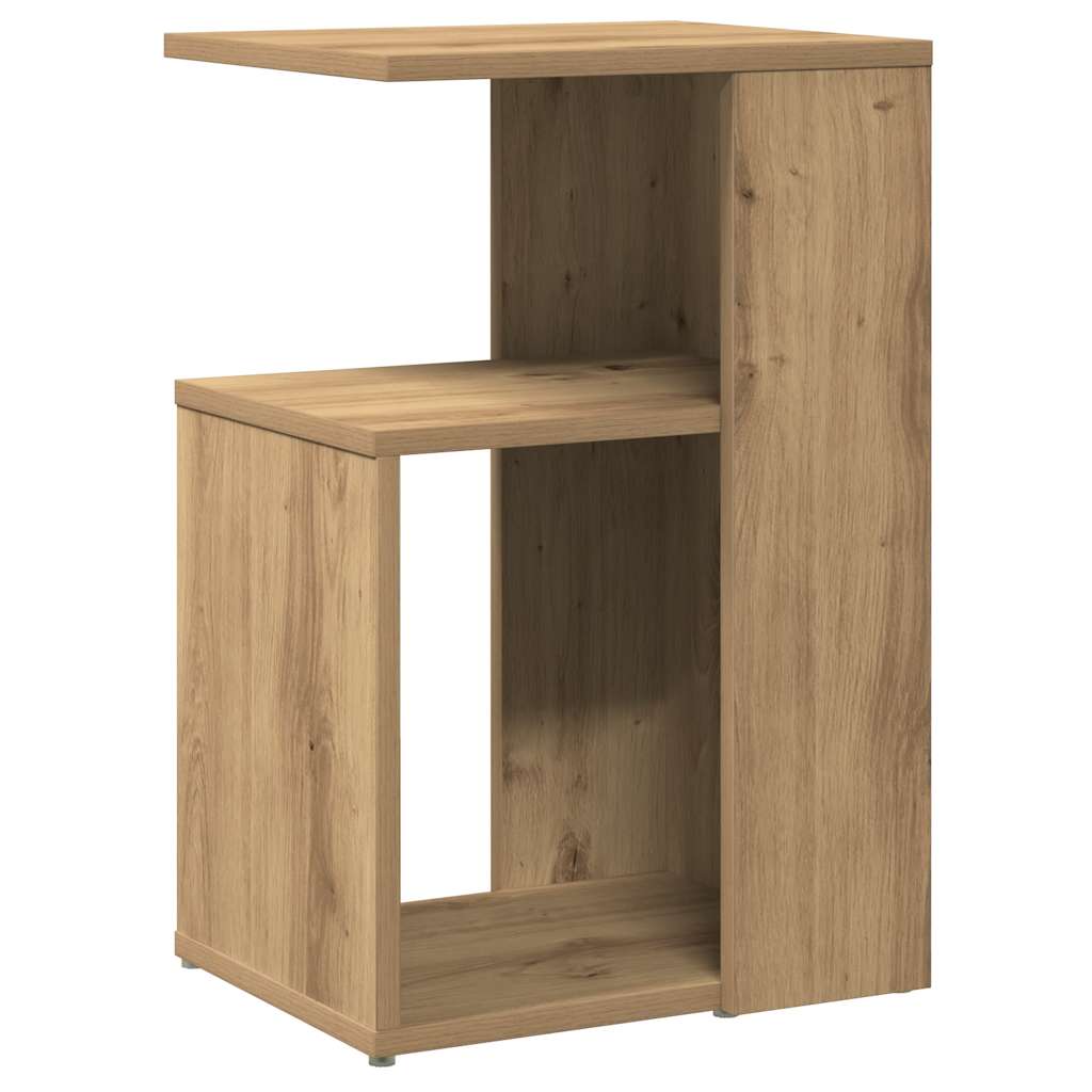 Sidebord artisan eik 36x30x56 cm konstruert tre