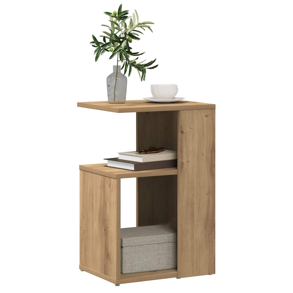 Sidebord artisan eik 36x30x56 cm konstruert tre