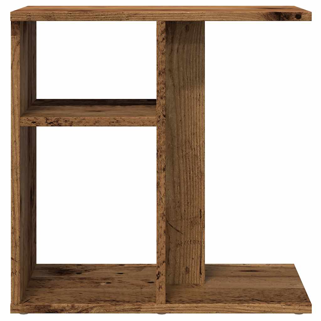 Sidebord gammelt tre 50x30x50 cm konstruert tre