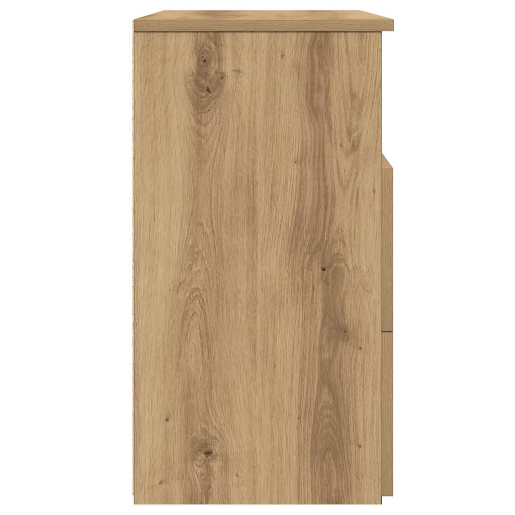 Nattbord artisan eik 50x32x60 cm konstruert tre