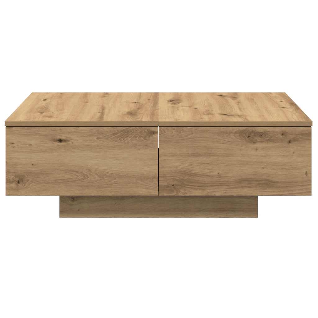 Salongbord artisan eik 90x60x31 cm konstruert tre