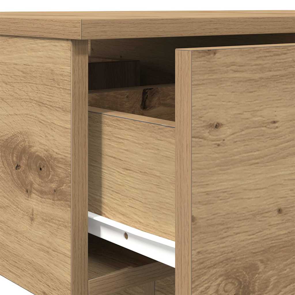 Salongbord artisan eik 90x60x31 cm konstruert tre