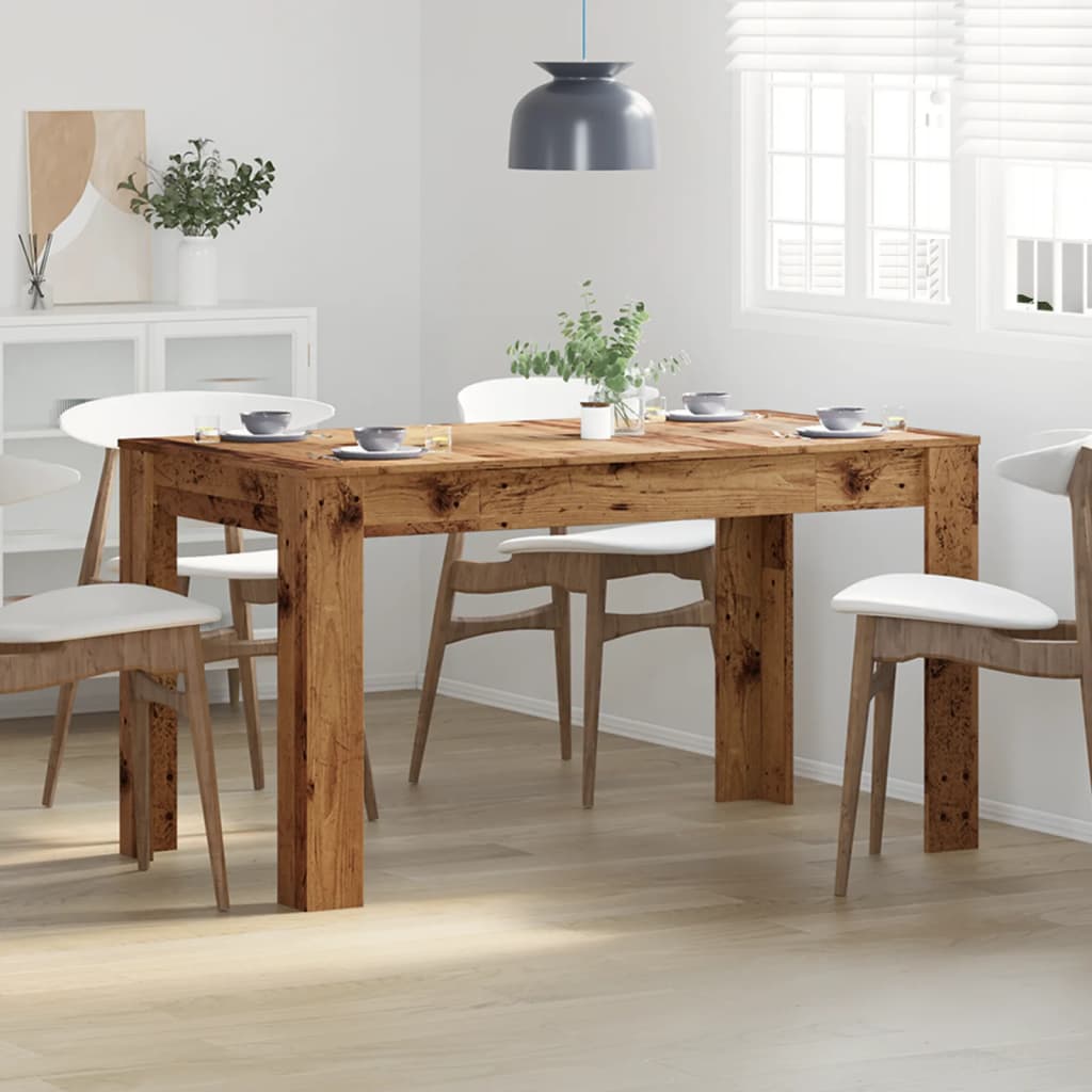 Spisebord gammelt tre 140x74,5x76 cm konstruert tre vidaXL