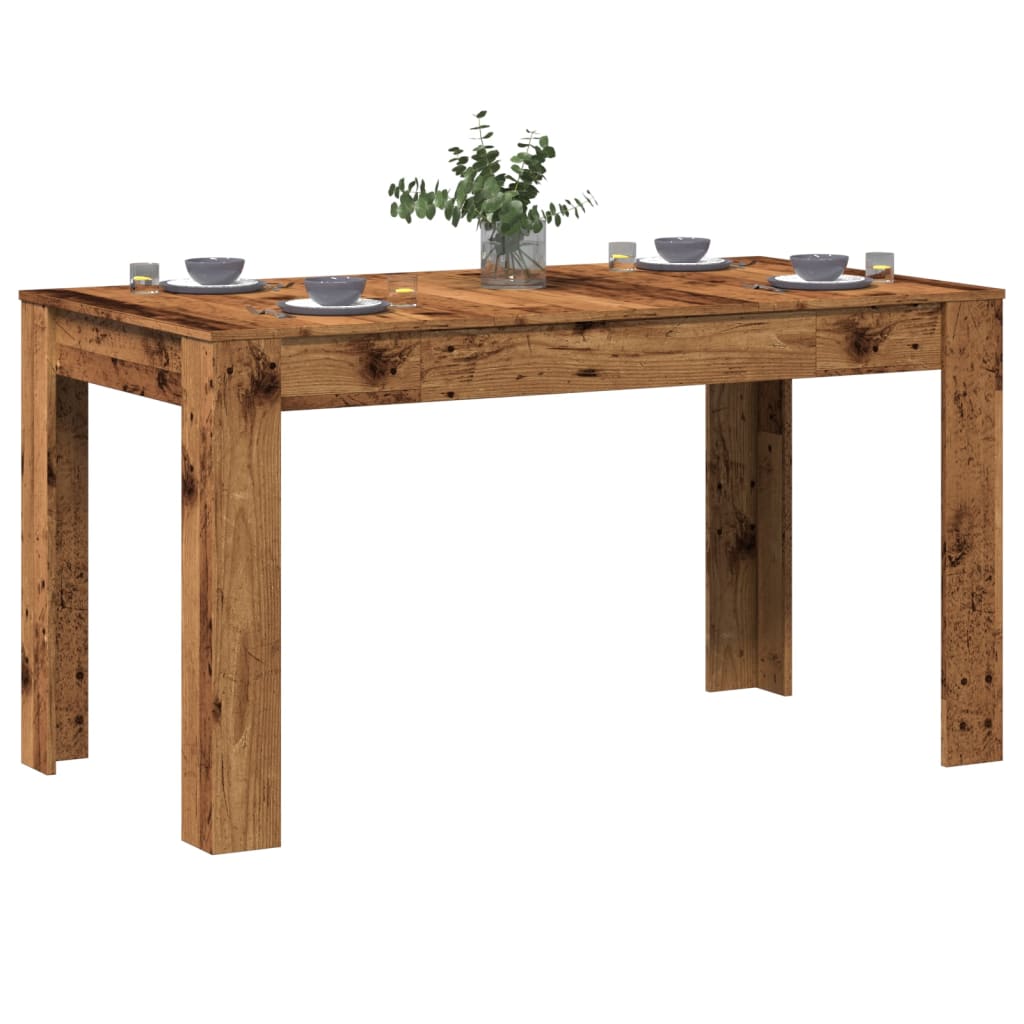 Spisebord gammelt tre 140x74,5x76 cm konstruert tre vidaXL