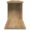 Veggmontert TV-hylle artisan eik 125x18x23 cm konstruert tre