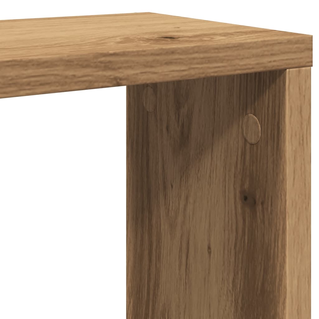 Vegghyller kube 4 stk artisan eik 30x15x30 cm konstruert tre