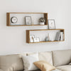 Vegghyller kube 2 stk artisan eik 100x15x30 cm konstruert tre