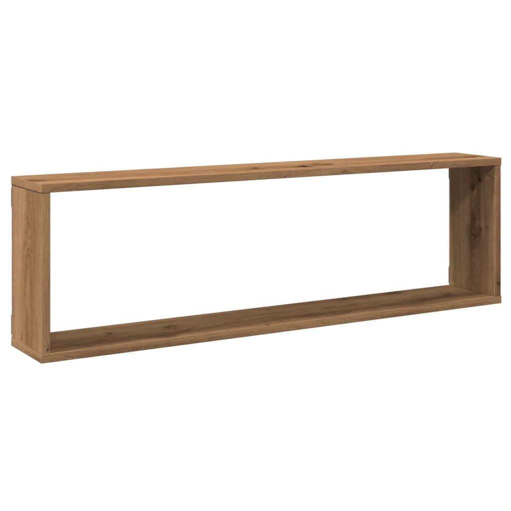 Vegghyller kube 2 stk artisan eik 100x15x30 cm konstruert tre
