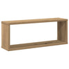 Vegghyller kube 2 stk artisan eik 60x15x23 cm konstruert tre