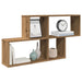 Vegghylle artisan eik 100x18x53 cm konstruert tre