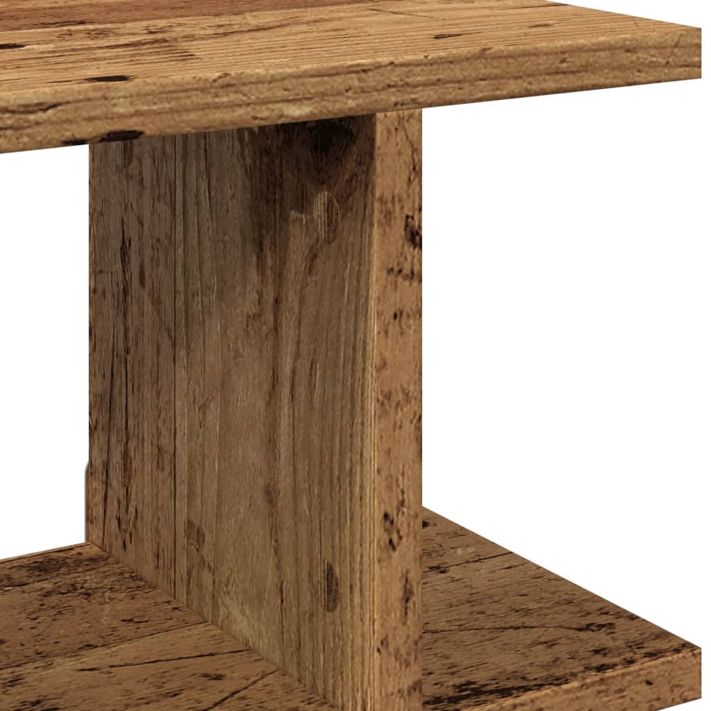 Vegghyller 2 stk gammelt tre 75x18x20 cm konstruert tre