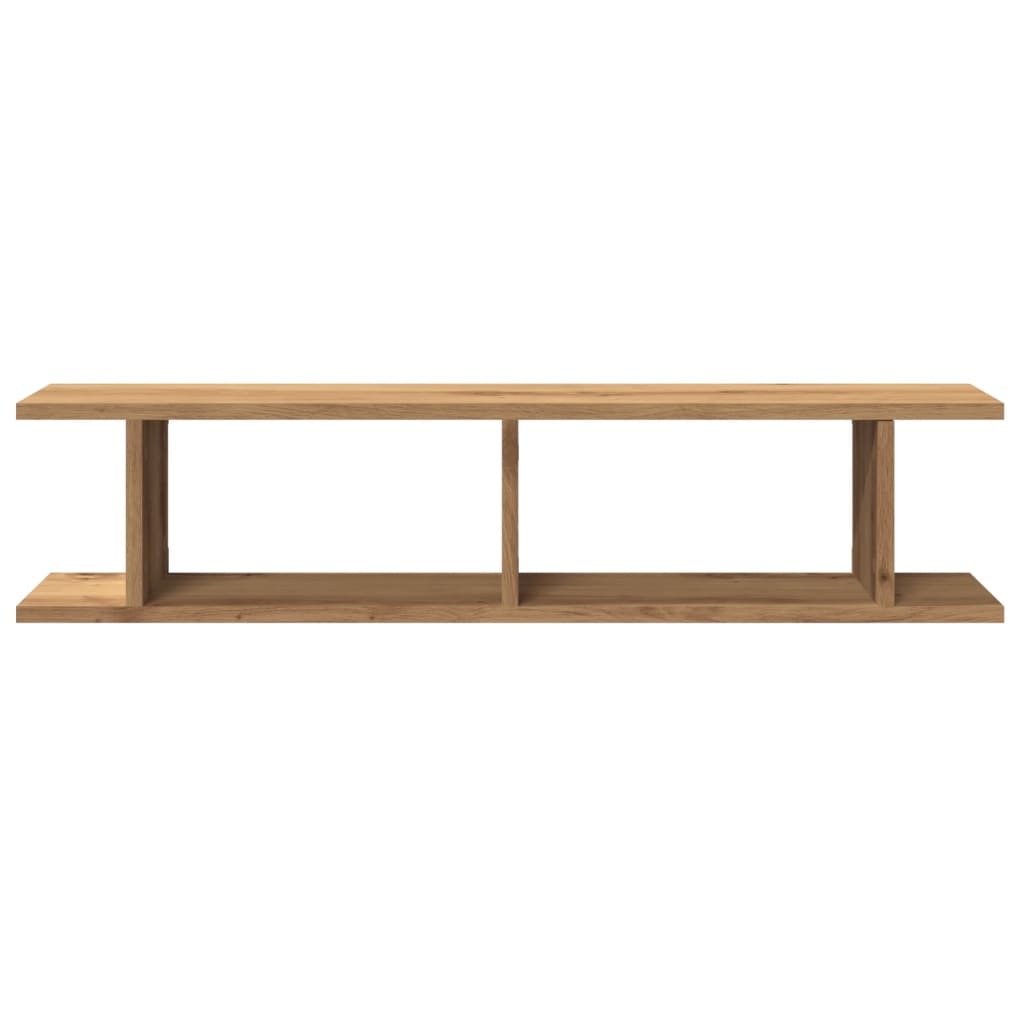 Vegghyller 2 stk artisan eik 90x18x20 cm konstruert tre