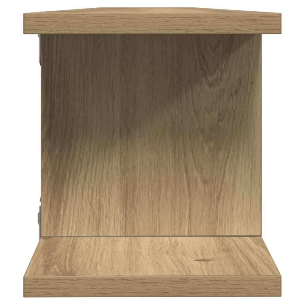Vegghyller 2 stk artisan eik 105x18x20 cm konstruert tre