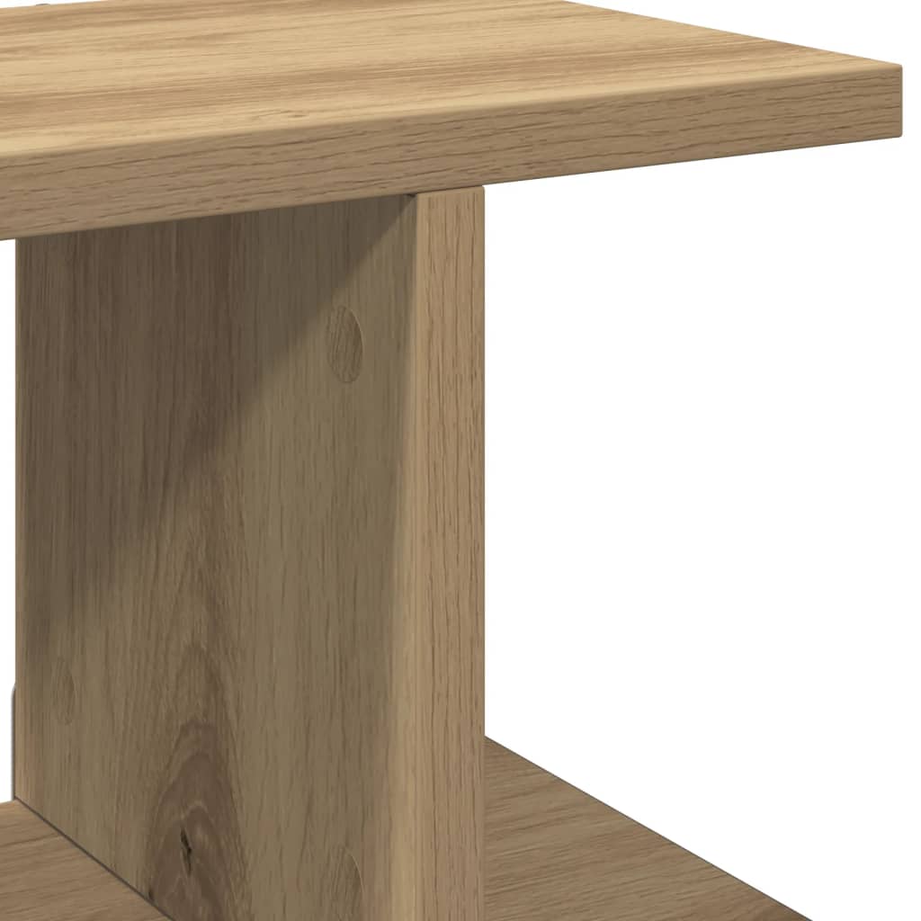 Vegghyller 2 stk artisan eik 105x18x20 cm konstruert tre