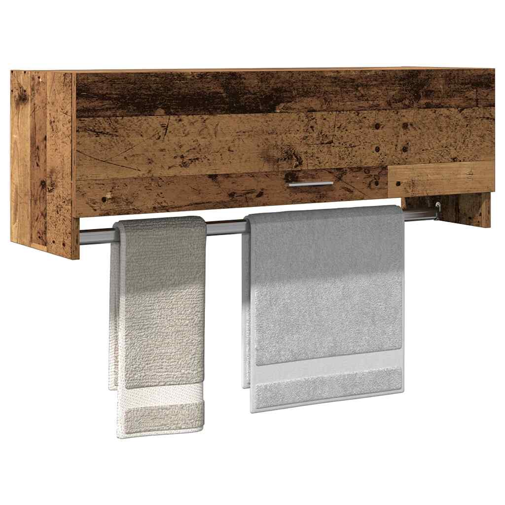 Garderobe gammelt tre 100x32,5x35 cm konstruert tre