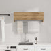 Garderobe artisan eik 100x32,5x35 cm konstruert tre