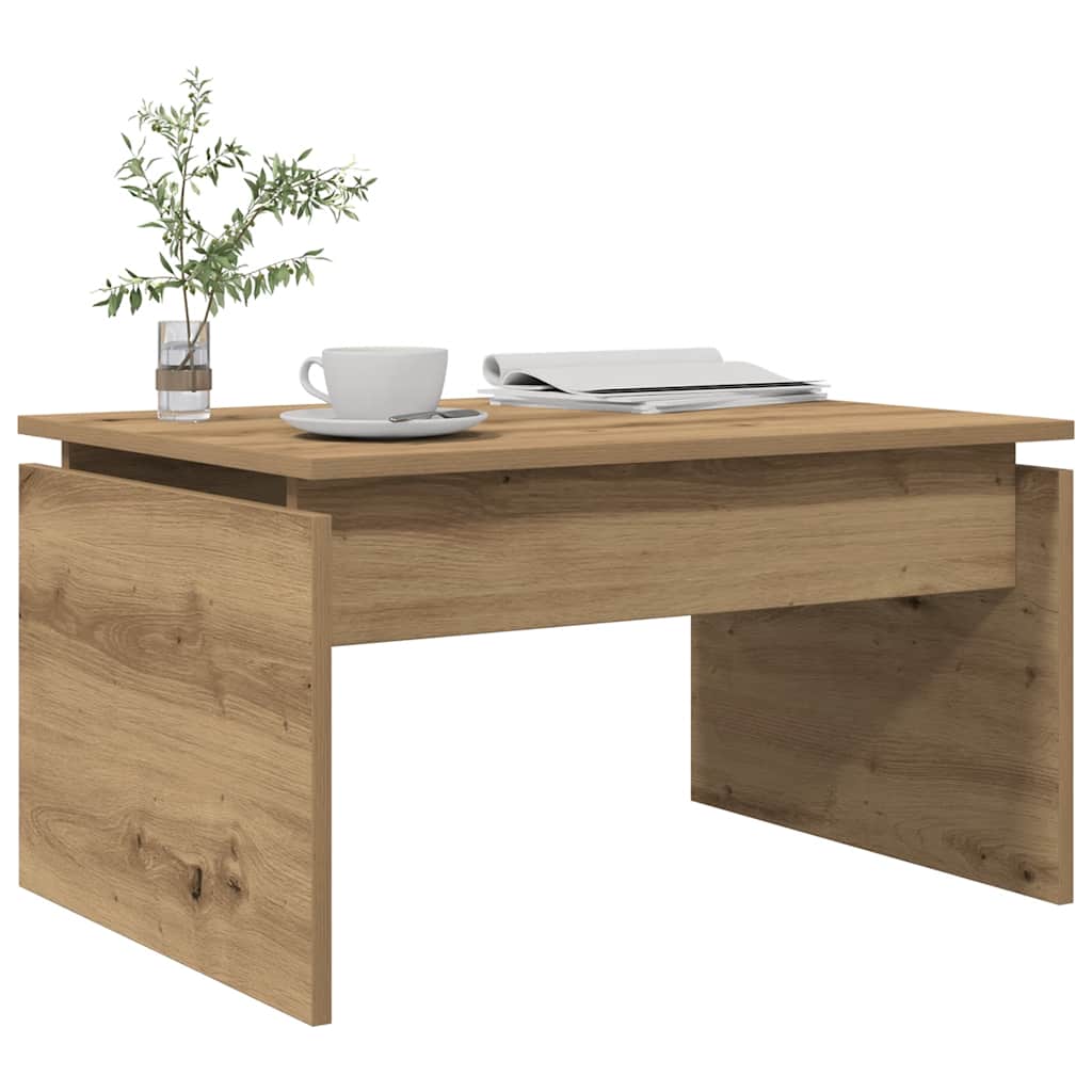 Salongbord artisan eik 68x50x38 cm konstruert tre vidaXL