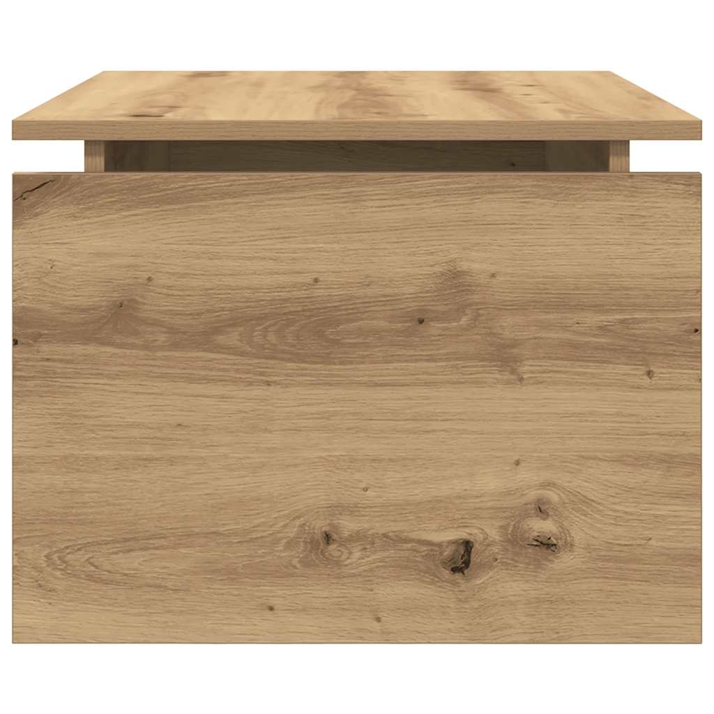 Salongbord artisan eik 68x50x38 cm konstruert tre vidaXL
