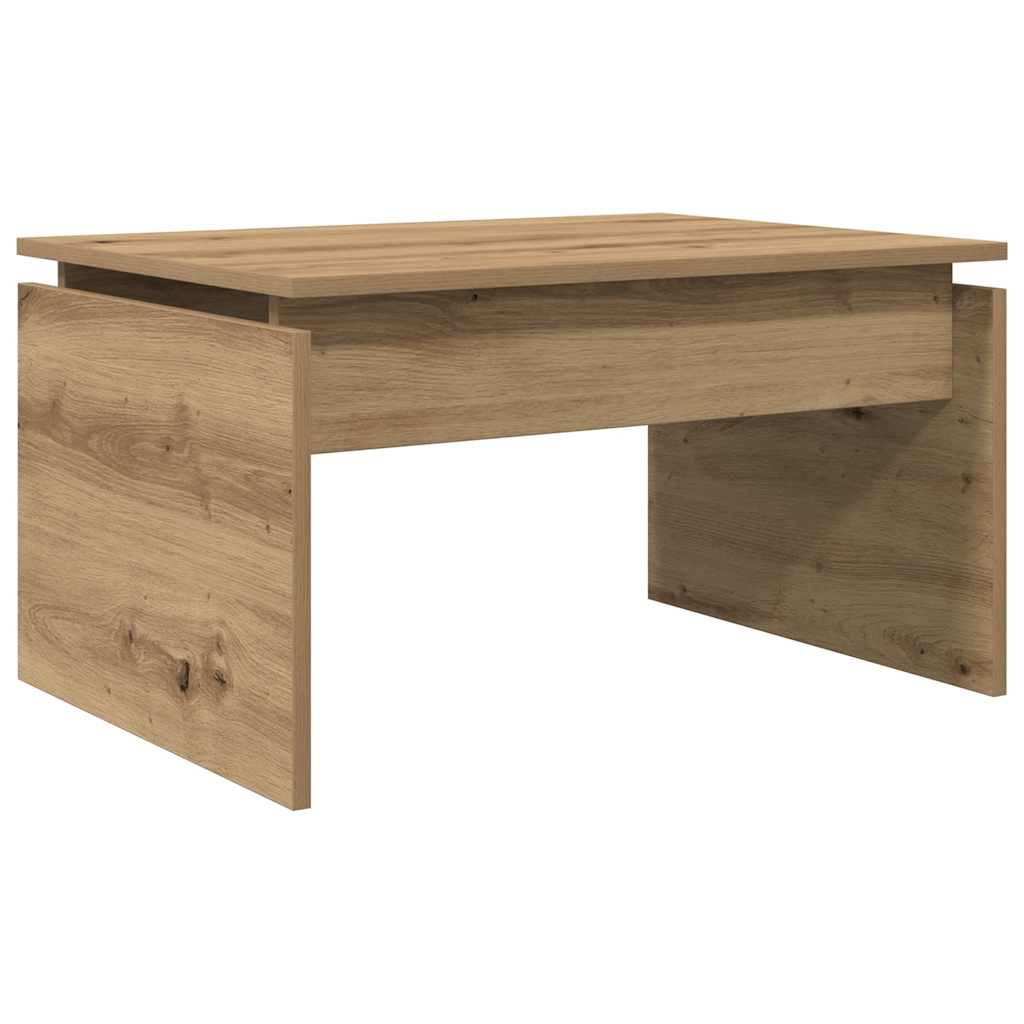 Salongbord artisan eik 68x50x38 cm konstruert tre vidaXL