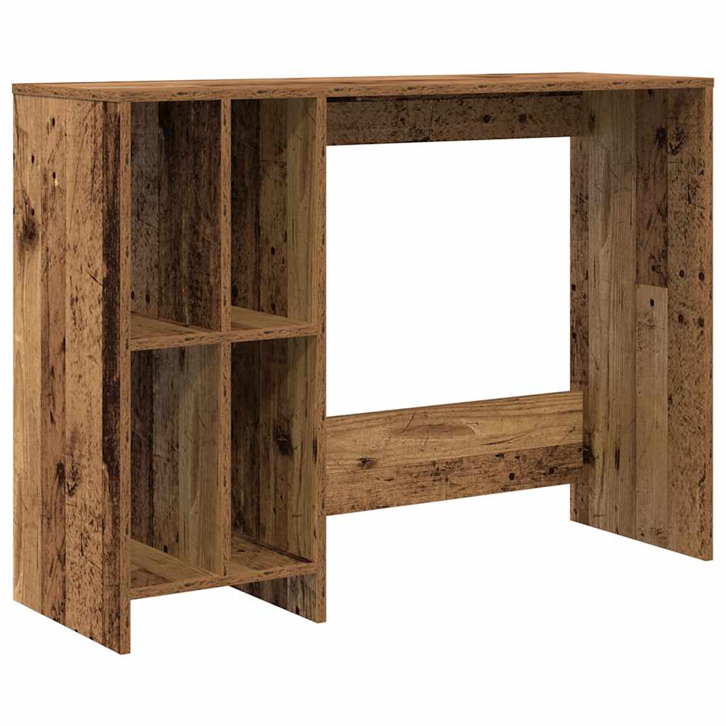Skrivebord gammelt tre 102,5x35x75 cm konstruert tre