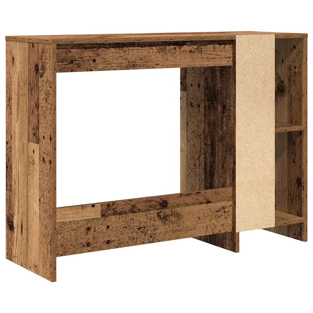 Skrivebord gammelt tre 102,5x35x75 cm konstruert tre