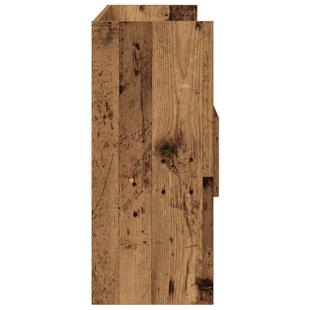 Skjenk gammelt tre 105x30x70 cm konstruert tre