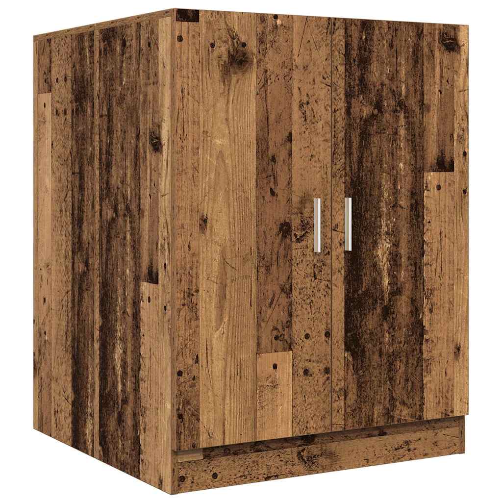 Vaskemaskinskap gammelt tre 70,5x71,5x91,5 cm vidaXL