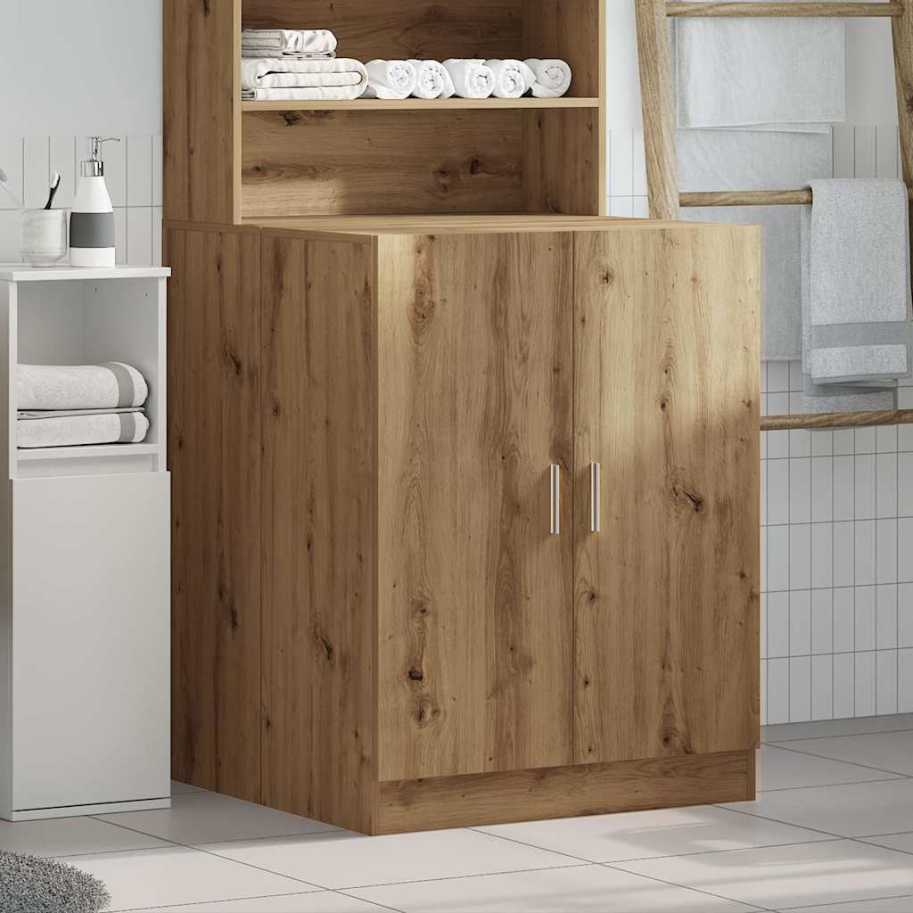 Vaskemaskinskap artisan eik 70,5x71,5x91,5 cm