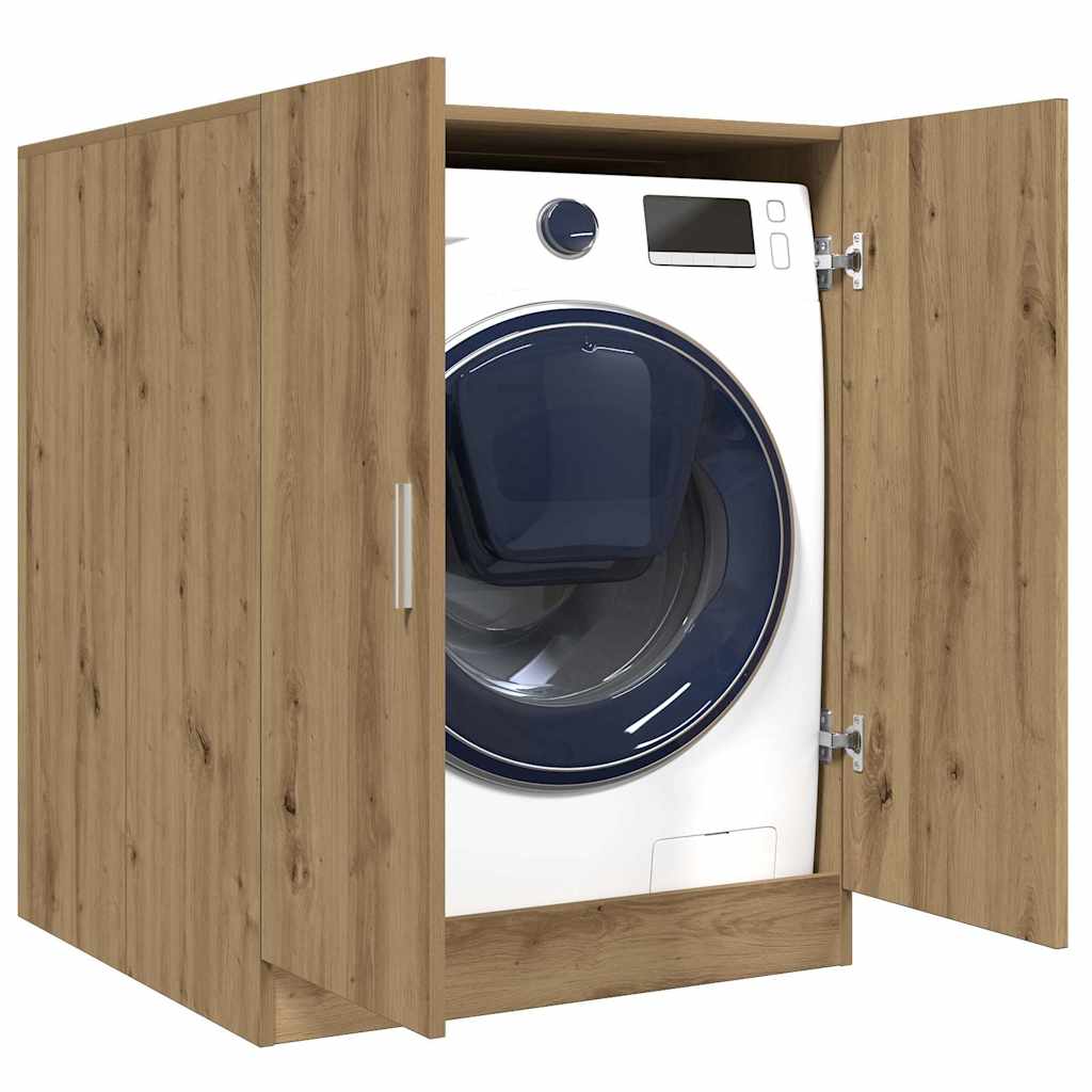 Vaskemaskinskap artisan eik 70,5x71,5x91,5 cm